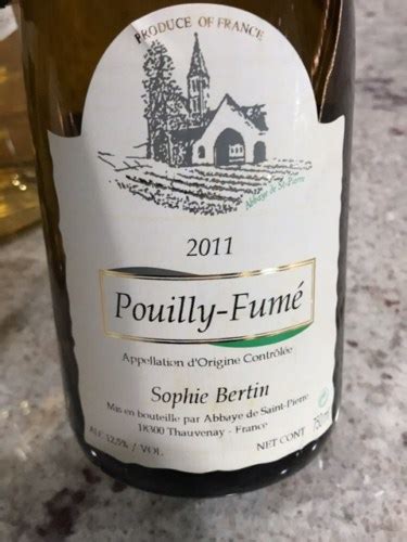 Abbaye de Saint Pierre Pouilly Fumé Vivino US