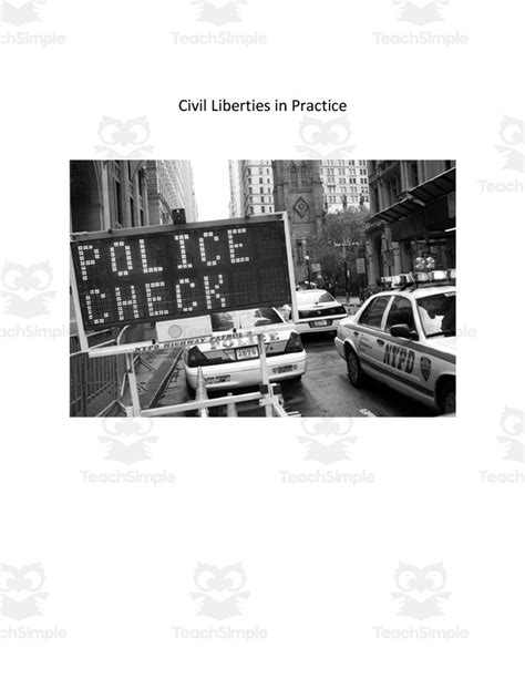 Civil Liberties in Practice by Teach Simple