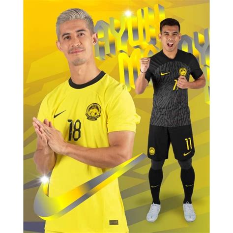 2022 2024 JERSEY MALAYSIA S 5XL HOME AWAY FANS PLAYER ISSUE AAA