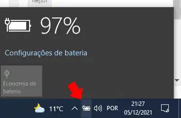 Resolvido ícone da bateria sumiu 5 soluções Guia Informática