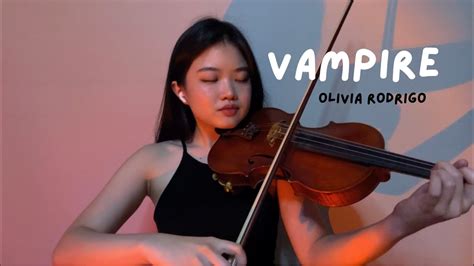 Vampire Olivia Rodrigo Violin Strings Cover By Xj Violin With Free