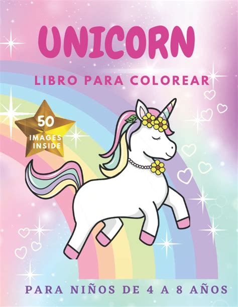 Buy Colecci N De Libros Para Colorear De Unicornios Para Ni Os De A