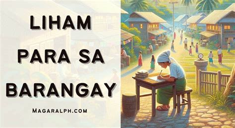 Liham Para Sa Barangay Halimbawa Magaralph