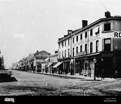 Northwest Corner Of Yonge And King Streets 1866 Stock Photo Alamy