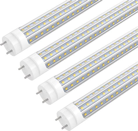 T8 LED Tube Light Bulbs 4FT 36W 5000K Daylight White Light Double