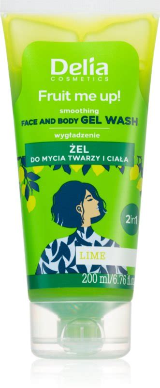 Delia Cosmetics Fruit Me Up Cleansing Gel For Face And Body Notino Ie