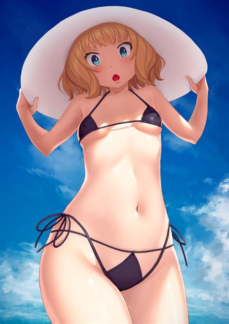 Yuuki1103 Kirima Syaro Gochuumon Wa Usagi Desu Ka Highres 1girl O Bikini Blonde Hair