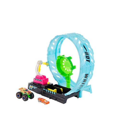Hot Wheels Monster Trucks Glow In The Dark Epic Loop Challenge Duty Free Bestvalue