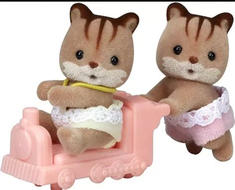 Gemelos Ardilla Calico Critters Sylvanian Families Ternurine Envío Gratis