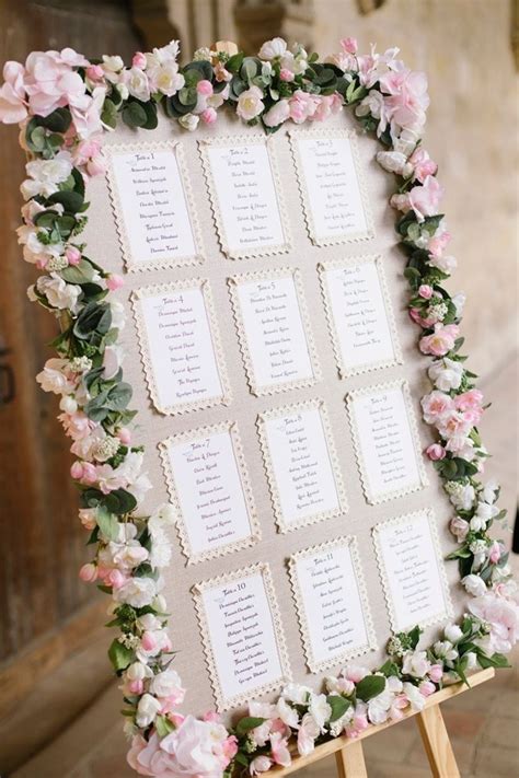 Plans De Table Avec Cadres Pour Votre Mariage