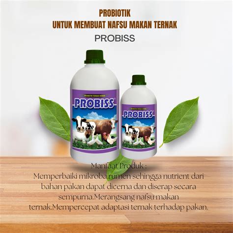 Jual PROBISS PROBIOTIK VITAMIN HEWAN TERNAK Shopee Indonesia