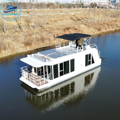 Allhouse Best Selling Pontoon Boat Frame Houseboat Prefabricated