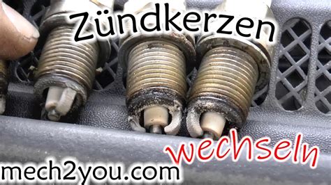 Zündkerzen wechseln Skoda Fabia AZL VW Seat Audi Zündkerzen