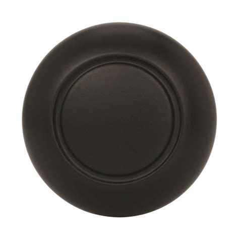 Allison Value Hardware Collection 1 1 4 Diameter Knob In Matte Black