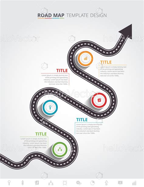 Roadmap infographic template - Download Graphics & Vectors