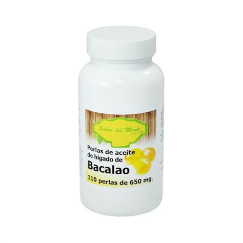 Aceite De H Gado De Bacalao Perlas Sabor Del Monte