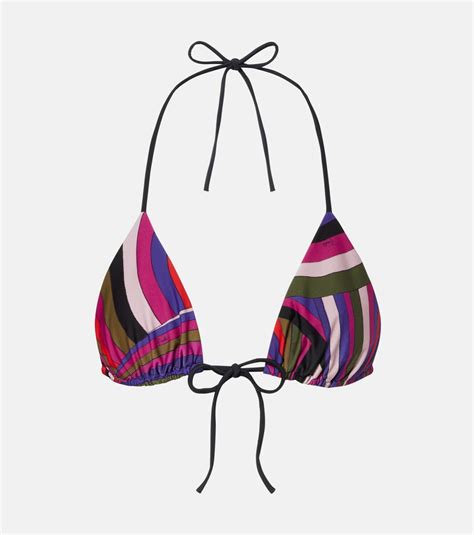 Pucci Iride Bikini Top Emilio Pucci