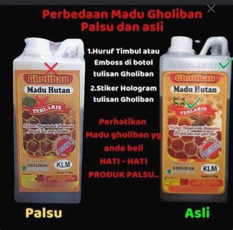 Madu Hutan Kalimantan Gholiban Plus Bee Pollen Dan Royal Jelly Kg Asli