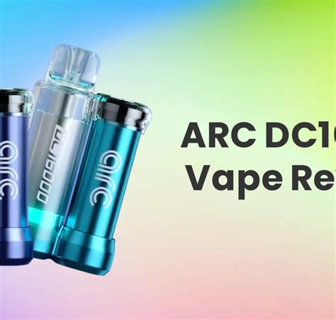 Arc Dc16000 Disposable Vape Review Futuristic Design