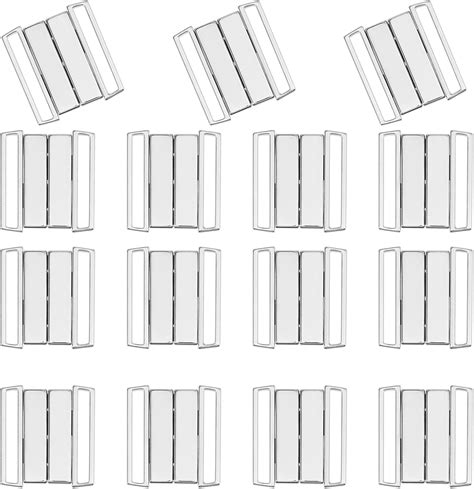 Amazon Beinkmake 15pcs Front Closing Bikini Clasp Metal Bra Hook