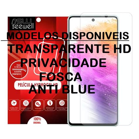 Película Gel Hydrogel Para iPhone 13 HD Fosca Privacidade Escorrega o