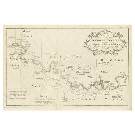 Antique Map of West Africa by N. Sanson, 1656 For Sale at 1stDibs