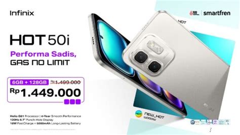 Resmi Segini Harga Infinix Hot 50i Dan Smart 9 Di Indonesia Telset