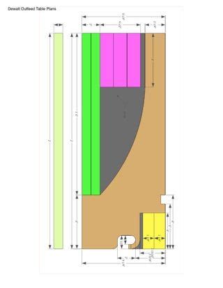 Outfeed Table For Dewalt Table Saw For Includes Plans Outils De