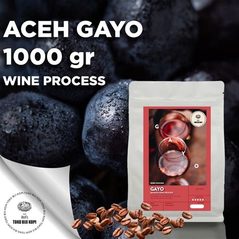 Jual KOPI ARABIKA GAYO SMOOTH WINE PROCESS ROASTED BEAN COFFEE 1 KG