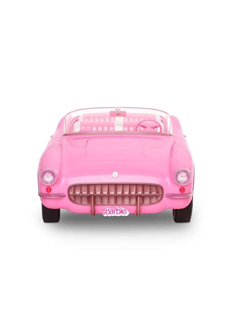 Barbie The Movie: Pink Corvette Convertible Car | Barbie car, Pink ...