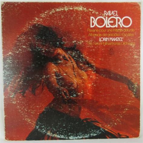 Ravel Lorin Maazel New Philharmonia Orchestra Bolero Lp Nude