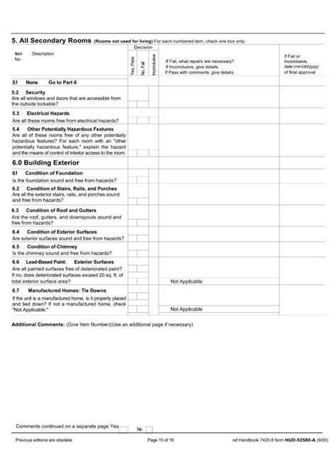 Form Hud 52580 A ≡ Fill Out Printable Pdf Forms Online