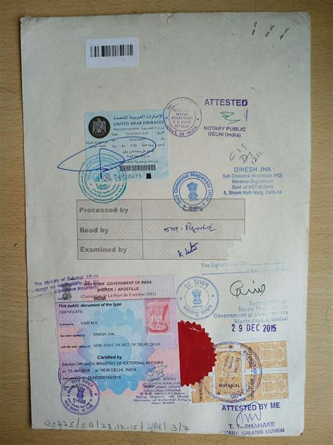 Certificate Apostille Attestation Samples