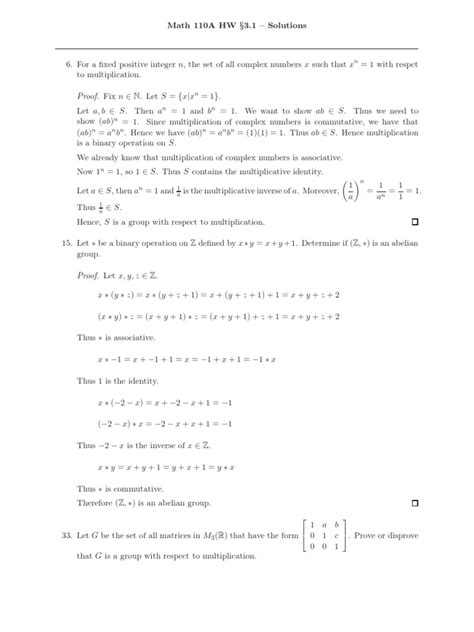 The Power Set Of A Set Forms An Abelian Group Under A Defined Binary