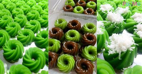 Resipi Kuih Kaswi Pandan Gedik Paling Senang Nak Buat Patutlah Viral