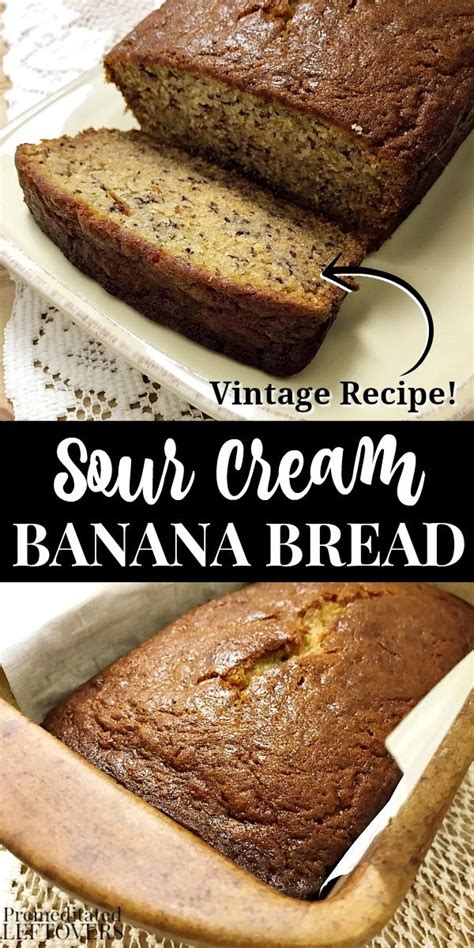 Sour Cream Banana Bread Recipe Sour Cream Banana Bread Banana Bread