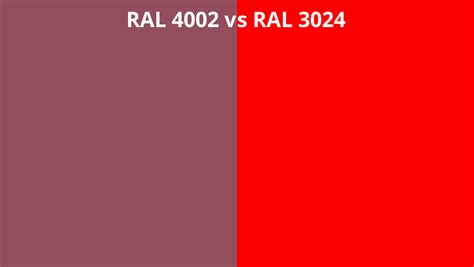 Ral 4002 Vs 3024 Ral Colour Chart Uk