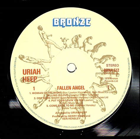 Yahoo E Lp Kendun Uriah Heep Fallen Ange