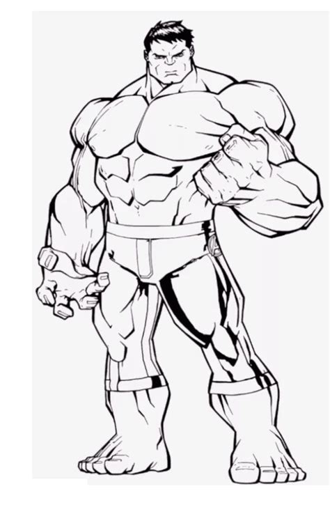 Strong Hulk Coloring Pages | Drawing superheroes, Hulk coloring pages ...