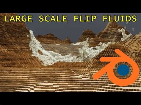 Large Scale Flip Fluid Test Blender Youtube