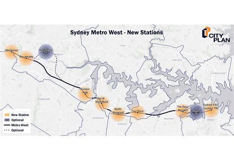 Location of Sydney Metro West Stations Announced – City Plan