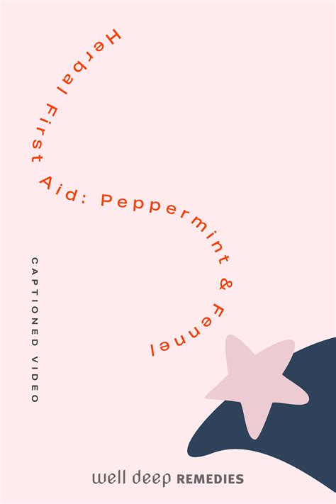 Herbal First Aid: PEPPERMINT and FENNEL | Herbalism, First aid, Aids
