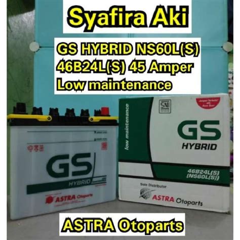 Jual Gs Astra Hybrid Ns Aki Mobil Avanza Rush Gran Max Carry Apv