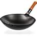 Yosukata Carbon Steel Wok Pan Cm Woks And Stir Fry Pans