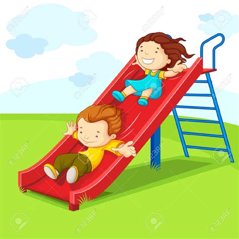 Playground Slide Clipart