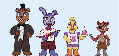 the classic animatronics (happy bday fnaf) : r/fivenightsatfreddys