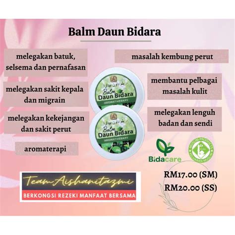 Balm Bidara Ruqyah Jenis Baby Balm Balm Daun Bidara Balm Cengkih