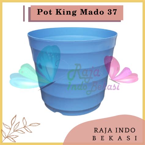 Rajaindobekasi Pot King Mado 37 Putih Hitam Pink Biru Merah Bata Coklat