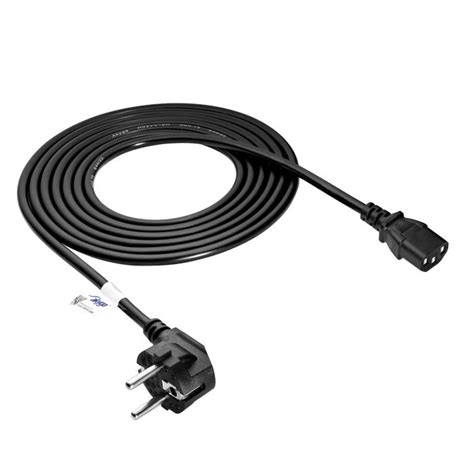 Kabel zasilający Akyga AK PC 06A CCA CEE 7 7 IEC C13 3 m