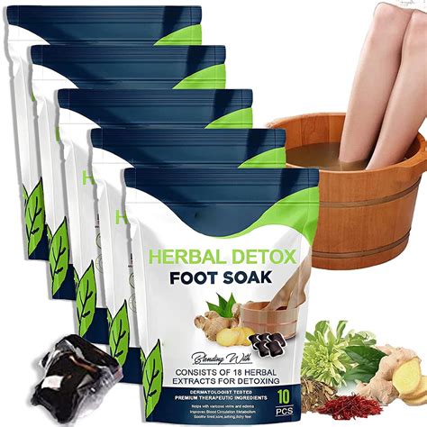 Herbal Detox Foot Soak Beads For Lymphatic Drainage Shaping Solution